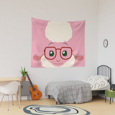 Stylized Sheep Bellwhetter Tapestry