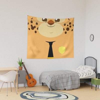 Stylized Ghepard Clawhauser Tapestry