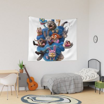 Vintage Zootopia 2025 Tapestry